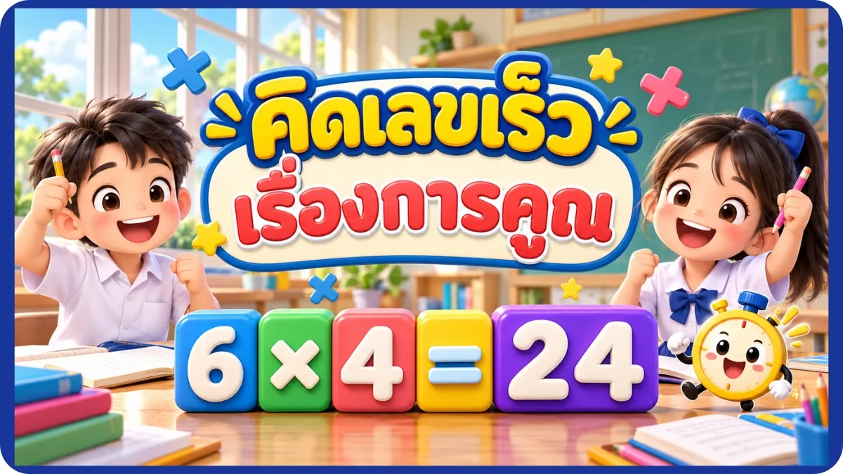 คิดเลขเร็ว คิดเลขเร็ว การคูณ